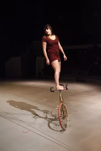 PULSIONS, spectacle de fin d'études de la 24e promotion du Centre national des arts du cirque/CNAC de Châlons-en-Champagne, mis en scène par Laurent Laffargue