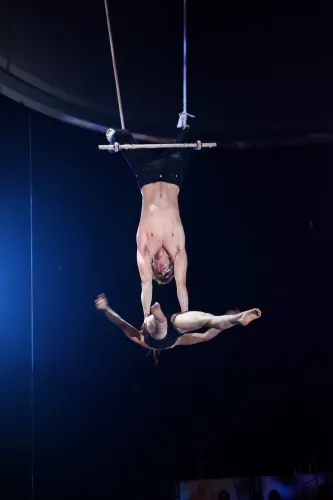 PULSIONS, spectacle de fin d'études de la 24e promotion du Centre national des arts du cirque/CNAC de Châlons-en-Champagne, mis en scène par Laurent Laffargue