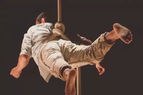 José Luis Cordova, Corde lisse, 25e promotion du Centre national des arts du cirque/CNAC de Châlons-en-Champagne