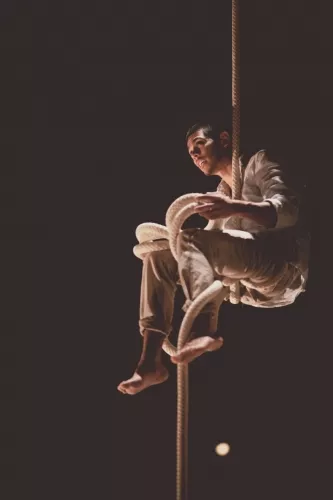 José Luis Cordova, Corde lisse, 25e promotion du Centre national des arts du cirque/CNAC de Châlons-en-Champagne