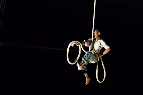 José Luis Cordova, Corde lisse, 25e promotion du Centre national des arts du cirque/CNAC de Châlons-en-Champagne