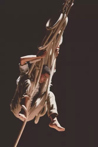 José Luis Cordova, Corde lisse, 25e promotion du Centre national des arts du cirque/CNAC de Châlons-en-Champagne