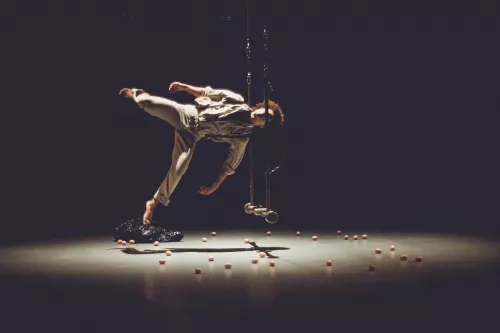 Simon Nyiringabo, Trapèze Washington, 25e promotion du Centre national des arts du cirque/CNAC de Châlons-en-Champagne