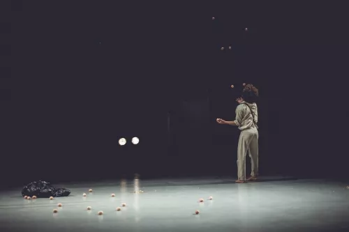 Simon Nyiringabo, Trapèze Washington, 25e promotion du Centre national des arts du cirque/CNAC de Châlons-en-Champagne