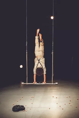 Simon Nyiringabo, Trapèze Washington, 25e promotion du Centre national des arts du cirque/CNAC de Châlons-en-Champagne