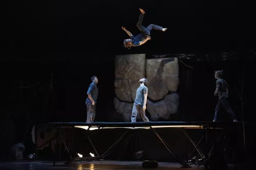 VANAVARA, spectacle de fin d'études de la 28e promotion du Centre national des arts du cirque/CNAC de Châlons-en-Champagne, mis en scène par Gaëtan Levèque / Collectif AOC