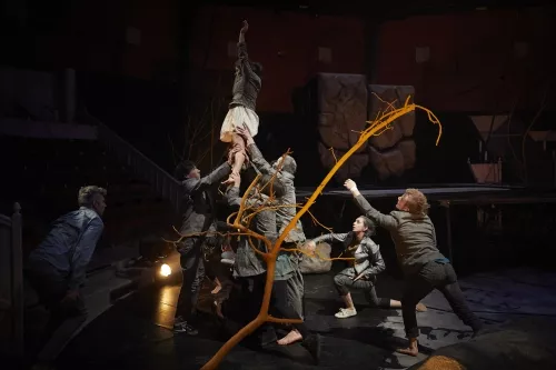 VANAVARA, spectacle de fin d'études de la 28e promotion du Centre national des arts du cirque/CNAC de Châlons-en-Champagne, mis en scène par Gaëtan Levèque / Collectif AOC