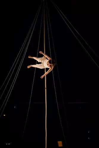 Inbal Ben Haim, corde, 29e promotion du Centre national des arts du cirque (Cnac) de Châlons-en-Champagne