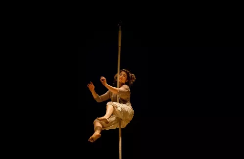 Inbal Ben Haim, corde, 29e promotion du Centre national des arts du cirque (Cnac) de Châlons-en-Champagne