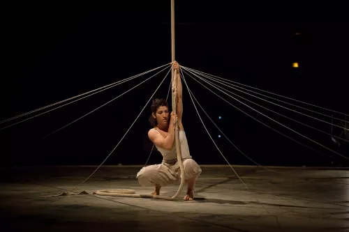 Inbal Ben Haim, corde, 29e promotion du Centre national des arts du cirque (Cnac) de Châlons-en-Champagne