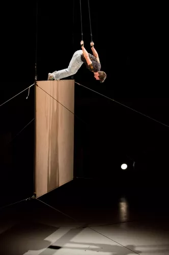Fraser Borwick, sangles aériennes, 29e promotion du Centre national des arts du cirque (Cnac) de Châlons-en-Champagne