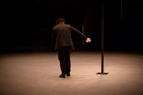 Leonardo Duarte Marques Ferreira, mât chinois, 29e promotion du Centre national des arts du cirque (Cnac) de Châlons-en-Champagne