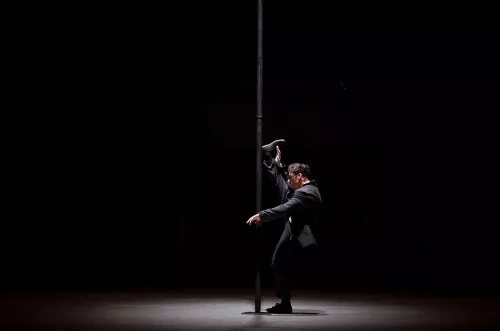 Leonardo Duarte Marques Ferreira, mât chinois, 29e promotion du Centre national des arts du cirque (Cnac) de Châlons-en-Champagne