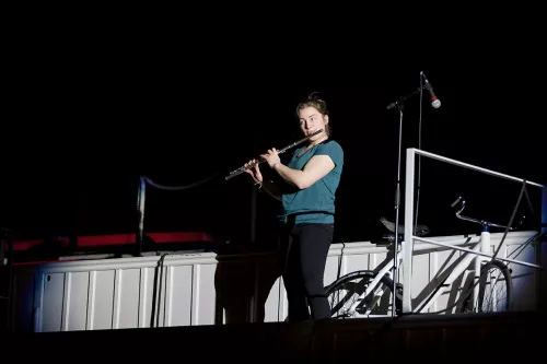 Anja Eberhart, équilibres sur cycle, 29e promotion du Centre national des arts du cirque (Cnac) de Châlons-en-Champagne