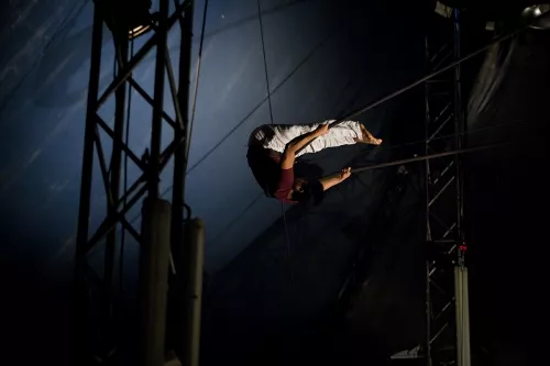 Angel Paul Ramos Hernandez, corde volante, 29e promotion du Centre national des arts du cirque (Cnac) de Châlons-en-Champagne