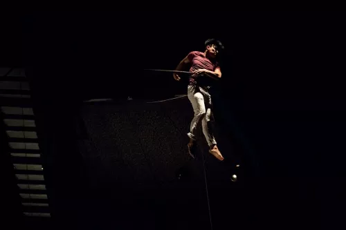 Angel Paul Ramos Hernandez, corde volante, 29e promotion du Centre national des arts du cirque (Cnac) de Châlons-en-Champagne