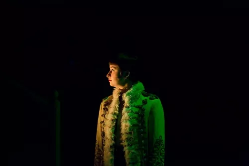 Gwenn Buczowski, trapèze fixe, 30e promotion du Centre national des arts du cirque (Cnac) de Châlons-en-Champagne