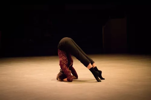 Lucille Chalopin, contorsions - équilibres - acrobatie, 30e promotion du centre national des arts du cirque (Cnac) de Châlons-en-Champagne