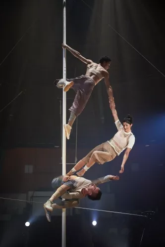 F(r)ICTION, spectacle de fin d'études de la 30e promotion du Centre national des arts du cirque/CNAC de Châlons-en-Champagne, mis en scène par Antoine Rigot et Alice Ronfard