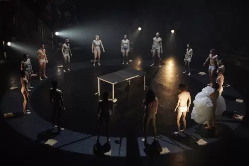 F(r)ICTION, spectacle de fin d'études de la 30e promotion du Centre national des arts du cirque/CNAC de Châlons-en-Champagne, mis en scène par Antoine Rigot et Alice Ronfard