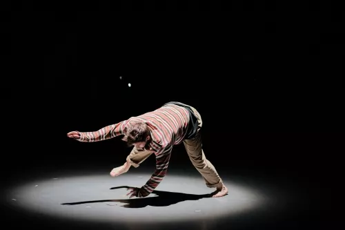 Davide Bonetti, acro-danse, 31e promotion du Centre national des arts du cirque (Cnac) de Châlons-en-Champagne