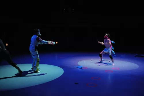 Carlo Cerato, jonglerie - manipulation d'objets, 31e promotion du Centre national des arts du cirque (Cnac) de Châlons-en-Champagne