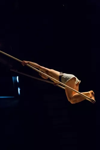Darianne Koszinski, corde volante, 31e promotion du Centre national des arts du cirque (Cnac) de Châlons-en-Champagne