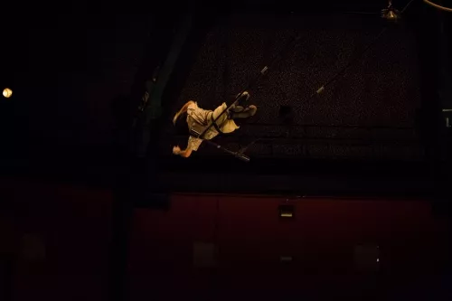 Ivan Morales Ruiz, trapèze ballant, 31e promotion du Centre national des arts du cirque (Cnac) de Châlons-en-Champagne