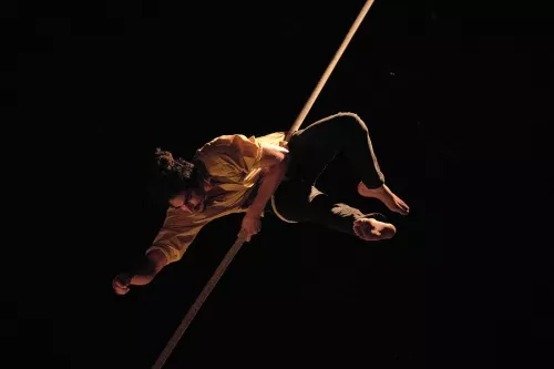 Pablo Penailillo Soto, corde lisse, 31e promotion du Centre national des arts du cirque (Cnac) de Châlons-en-Champagne