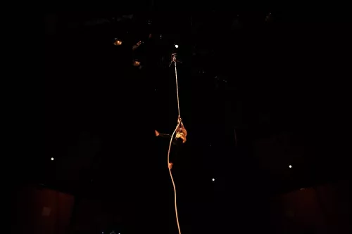 Pablo Penailillo Soto, corde lisse, 31e promotion du Centre national des arts du cirque (Cnac) de Châlons-en-Champagne