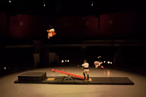 Anton Persson, bascule coréenne, 31e promotion du Centre national des arts du cirque (Cnac) de Châlons-en-Champagne