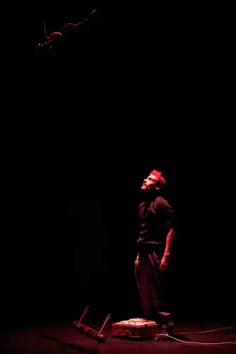 Andres Mateo Castelblanco Suarez, trapèze Washington, 32e promotion du Centre national des arts du cirque/CNAC de Châlons-en-Champagne