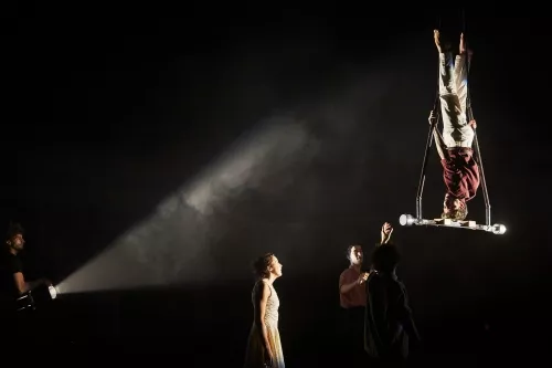 LE CYCLE DE L'ABSURDE, spectacle de fin d'études de la 32e promotion du Centre national des arts du cirque/CNAC de Châlons-en-Champagne, mis en scène par Raphaëlle Boitel - Cie L'Oublié(e), [photo 29]