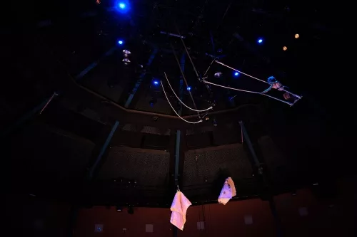 Lucia Heege Torres, trapèze ballant, 33e promotion du Centre national des arts du cirque / CNAC de Châlons-en-Champagne