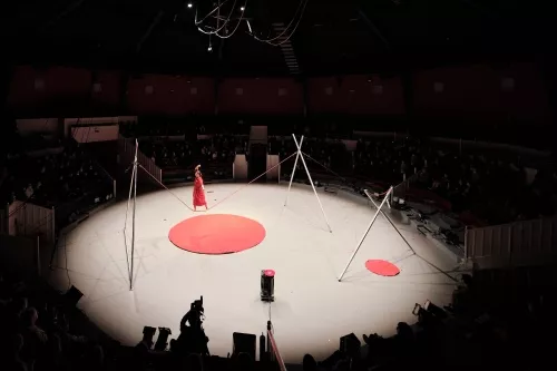 Theresa Kuhn, fil souple, 33e promotion du Centre national des arts du cirque / CNAC de Châlons-en-Champagne