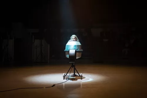 Yannis Gilbert, acrodanse, 34e promotion du Centre national des arts du cirque / CNAC de Châlons-en-Champagne