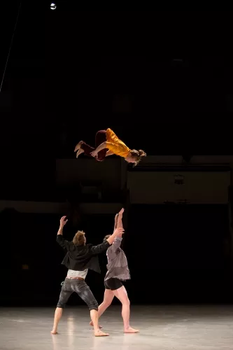 Löric Fouchereau, Peter Freeman, main à main, 28e promotion du centre national des arts du cirque (Cnac) de Châlons-en-Champagne