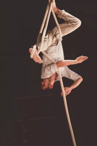 José Luis Cordova, Corde lisse, 25e promotion du Centre national des arts du cirque/CNAC de Châlons-en-Champagne